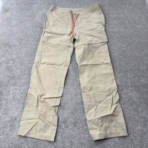 The North Face Convertible Hiking Pants Mens 31x31 Khaki Ripstop Nylon CFT9 S15